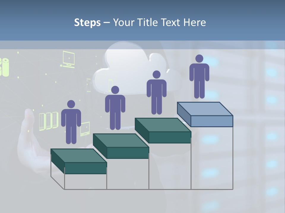 Technology Business Server PowerPoint Template