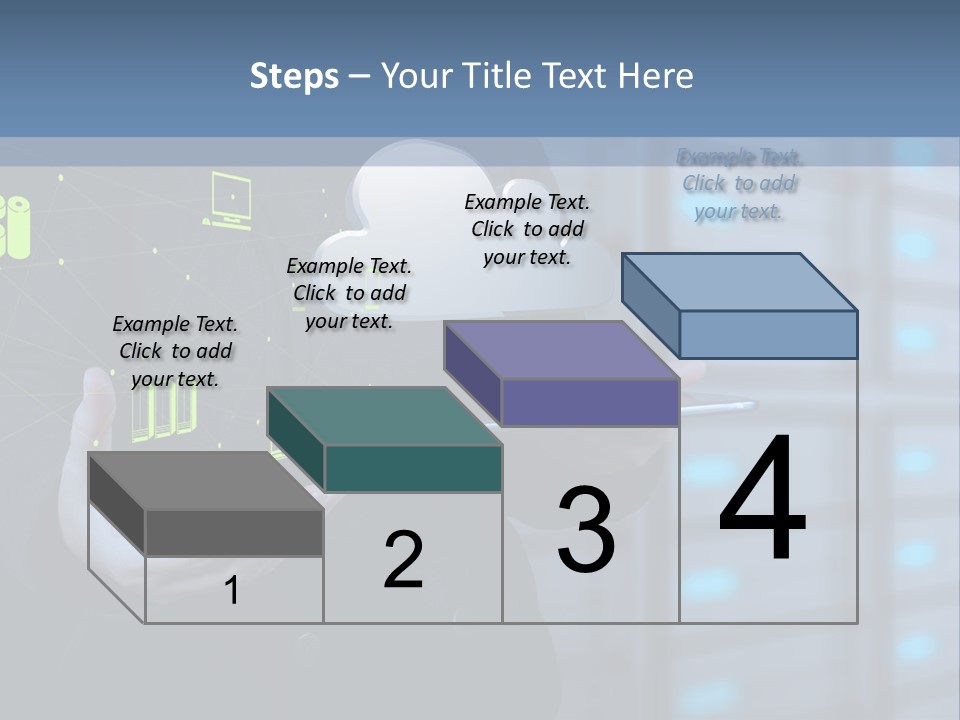 Technology Business Server PowerPoint Template