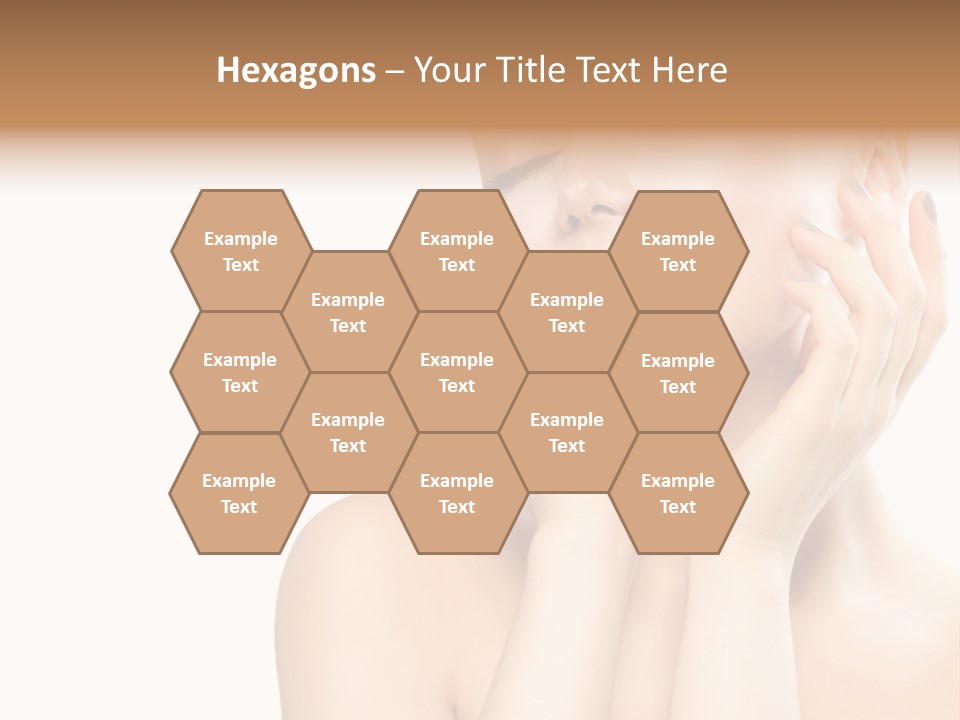 Health Young Woman Caucasian PowerPoint Template