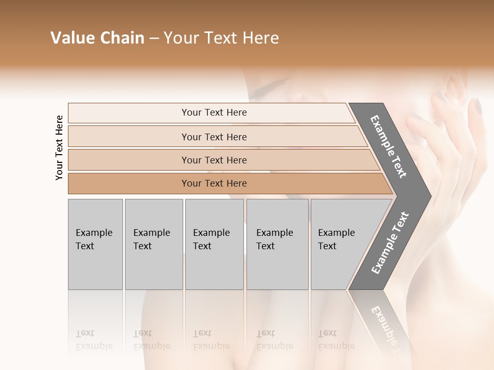 Health Young Woman Caucasian PowerPoint Template