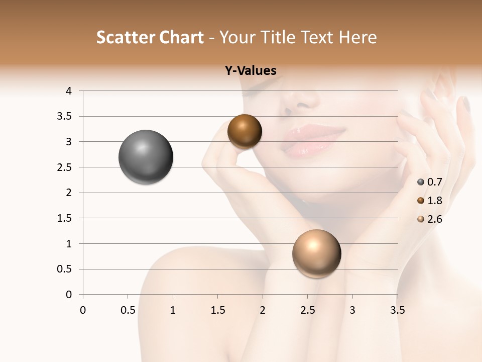 Health Young Woman Caucasian PowerPoint Template