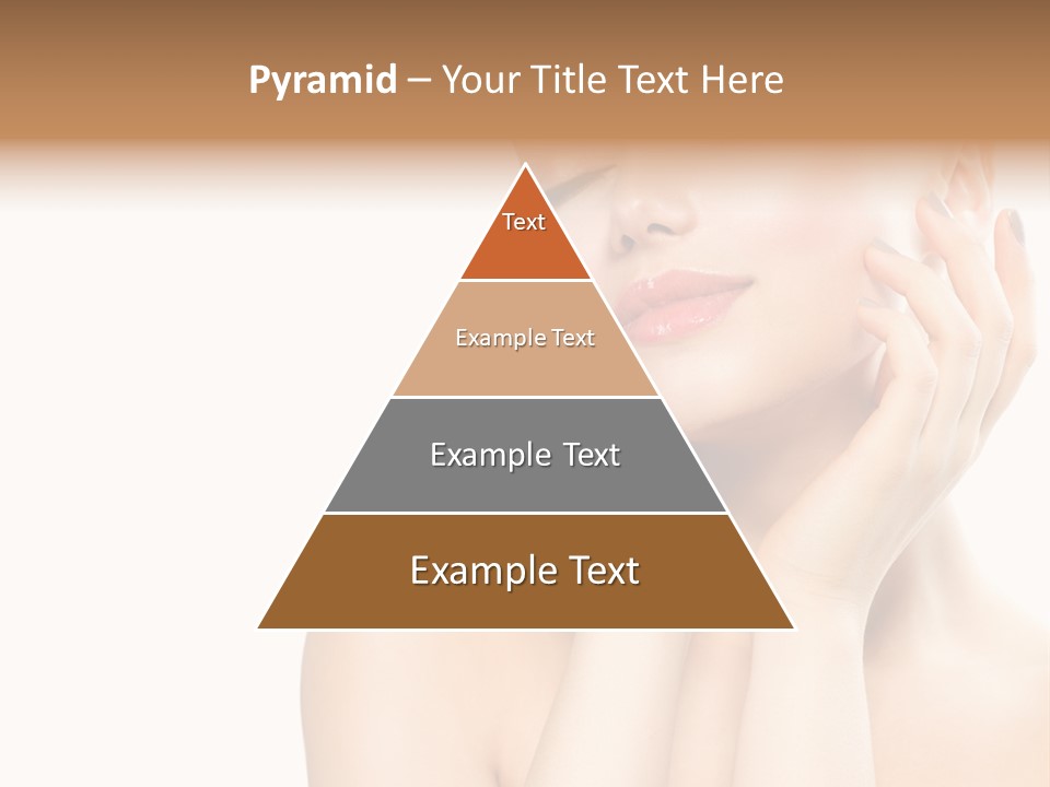 Health Young Woman Caucasian PowerPoint Template