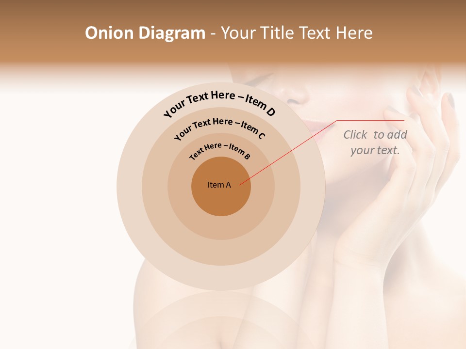 Health Young Woman Caucasian PowerPoint Template