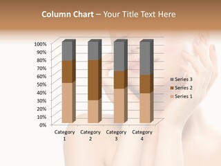 Health Young Woman Caucasian PowerPoint Template