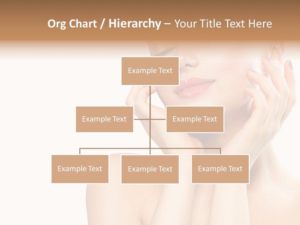 Health Young Woman Caucasian PowerPoint Template