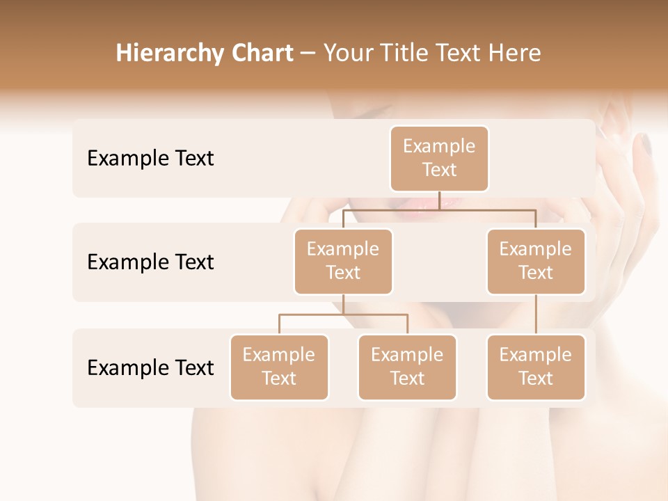 Health Young Woman Caucasian PowerPoint Template