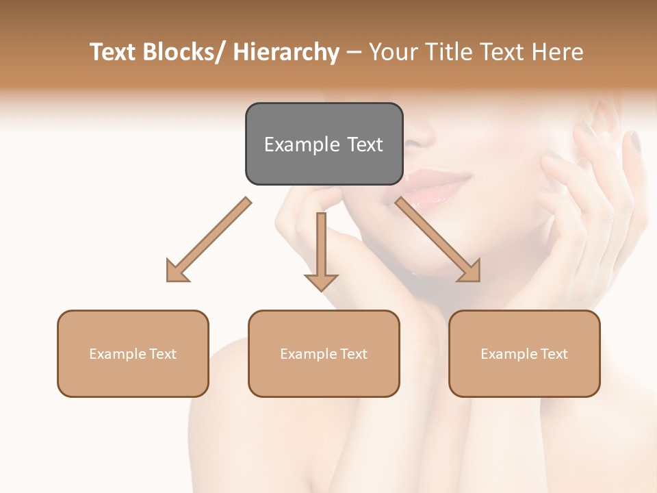 Health Young Woman Caucasian PowerPoint Template