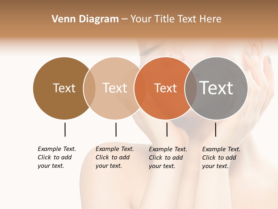 Health Young Woman Caucasian PowerPoint Template