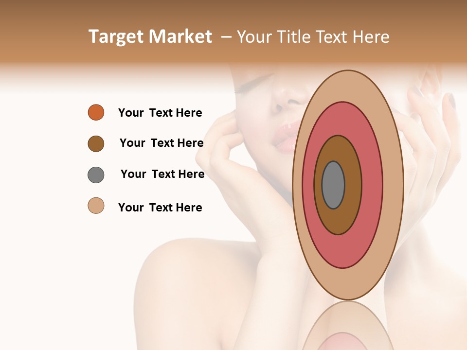 Health Young Woman Caucasian PowerPoint Template