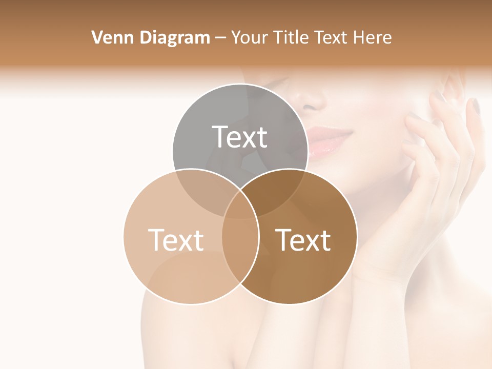 Health Young Woman Caucasian PowerPoint Template