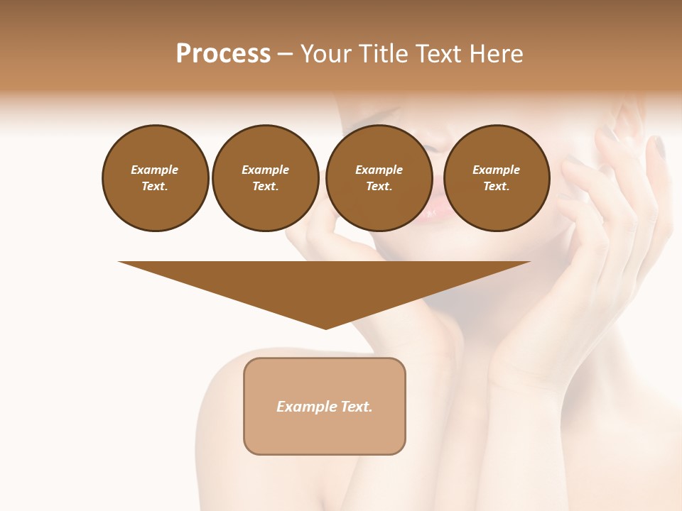 Health Young Woman Caucasian PowerPoint Template