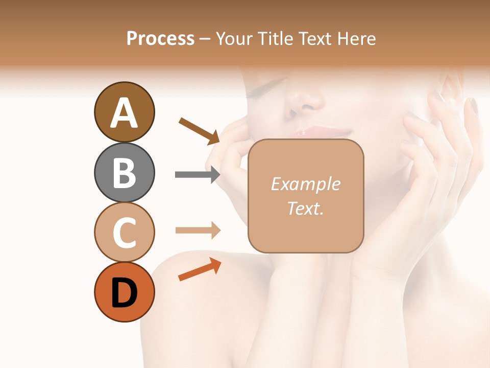 Health Young Woman Caucasian PowerPoint Template