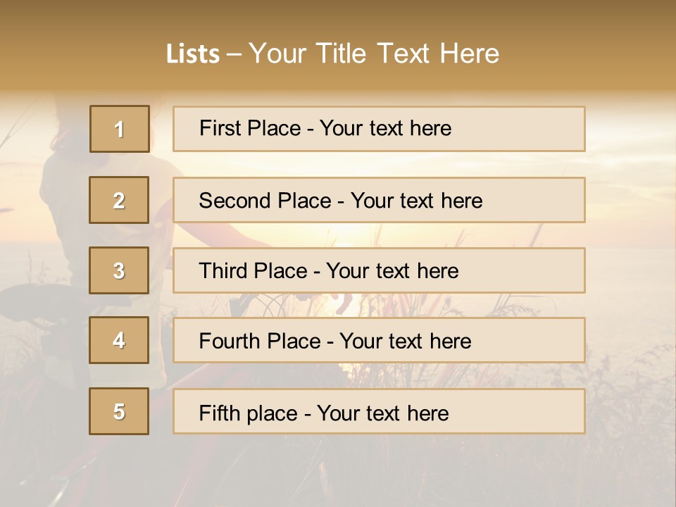 Field Summer Travel PowerPoint Template