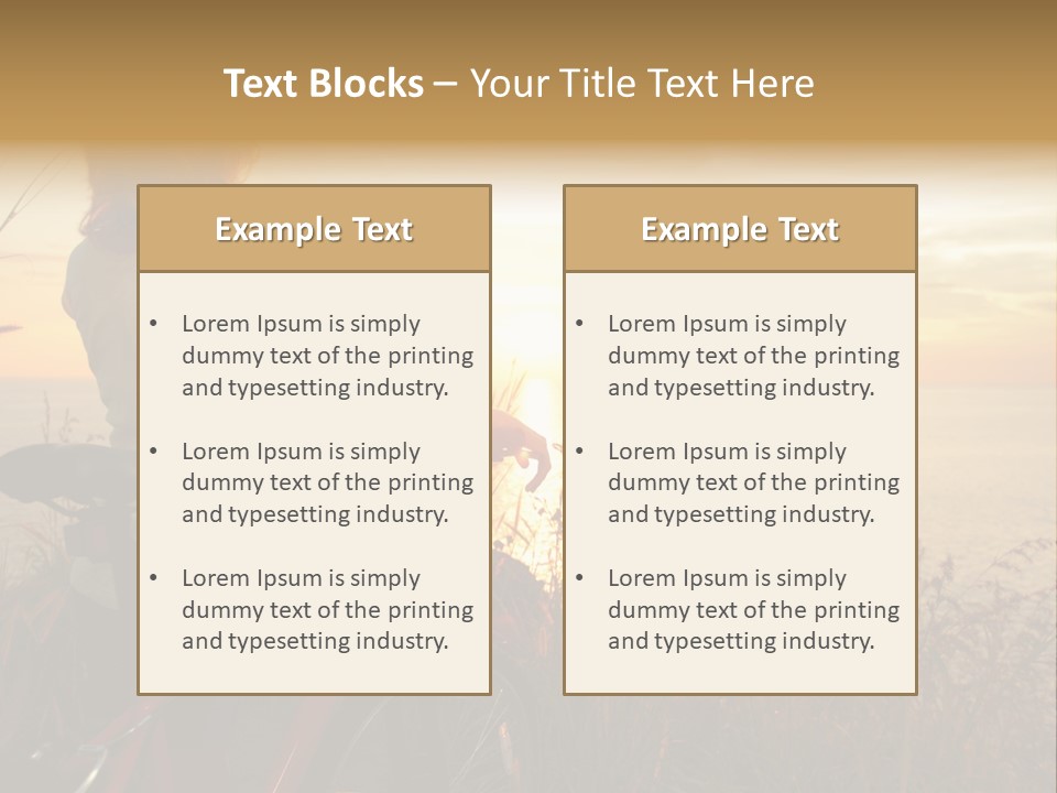 Field Summer Travel PowerPoint Template