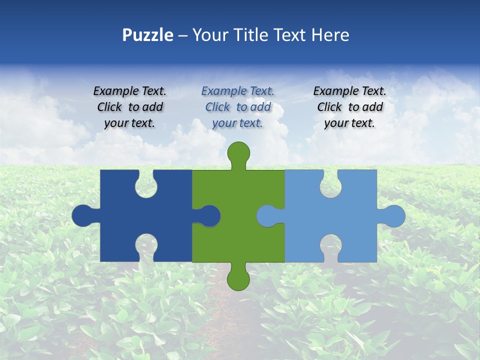 Sky Striped Farm PowerPoint Template