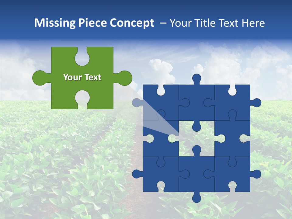 Sky Striped Farm PowerPoint Template