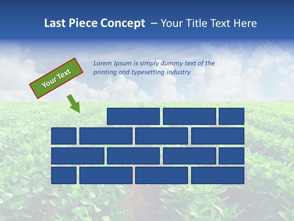 Sky Striped Farm PowerPoint Template