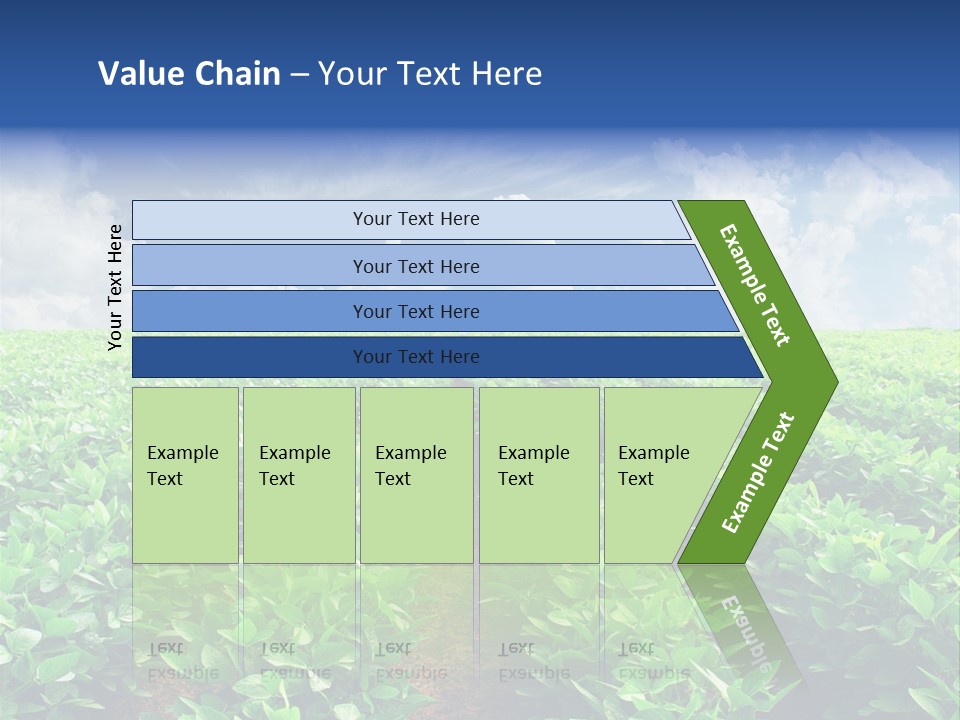 Sky Striped Farm PowerPoint Template