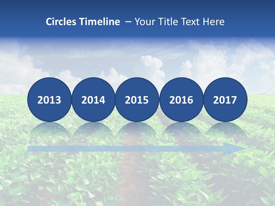 Sky Striped Farm PowerPoint Template