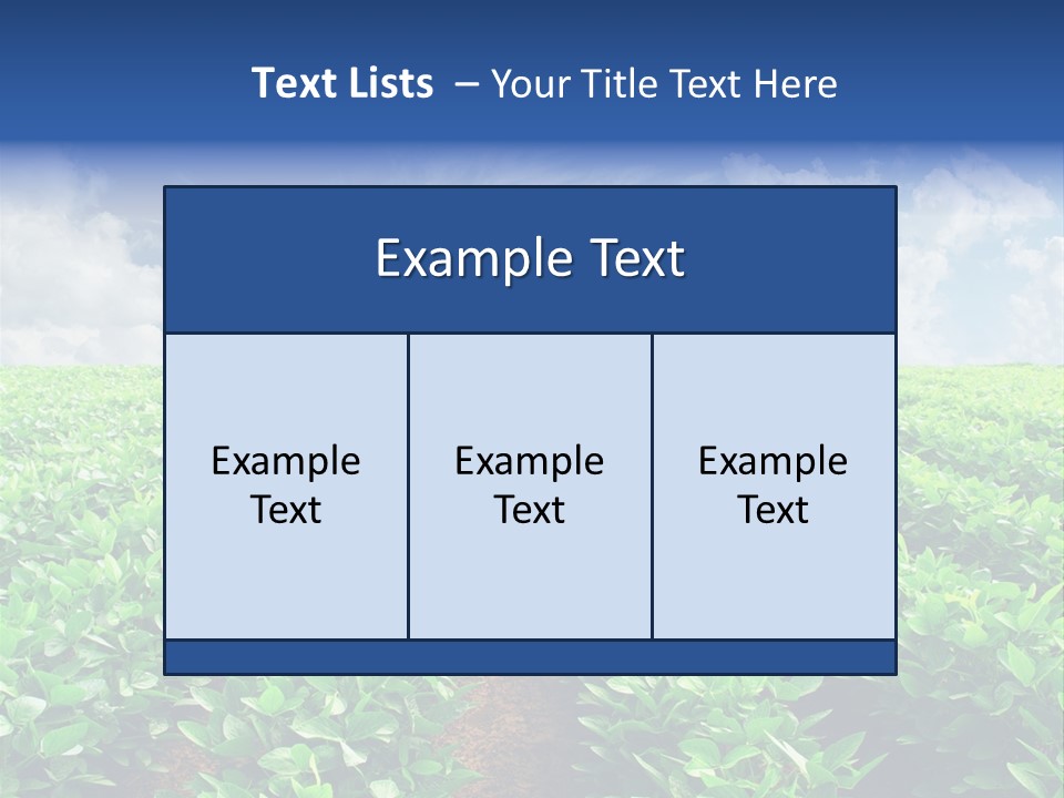 Sky Striped Farm PowerPoint Template