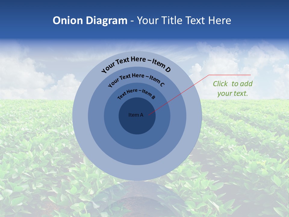 Sky Striped Farm PowerPoint Template