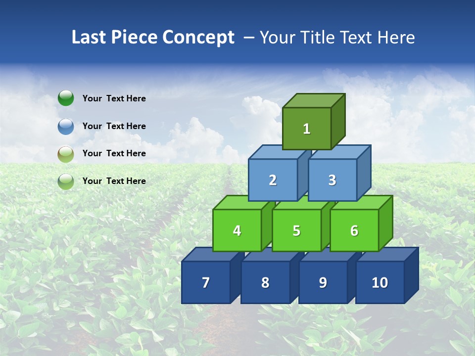 Sky Striped Farm PowerPoint Template