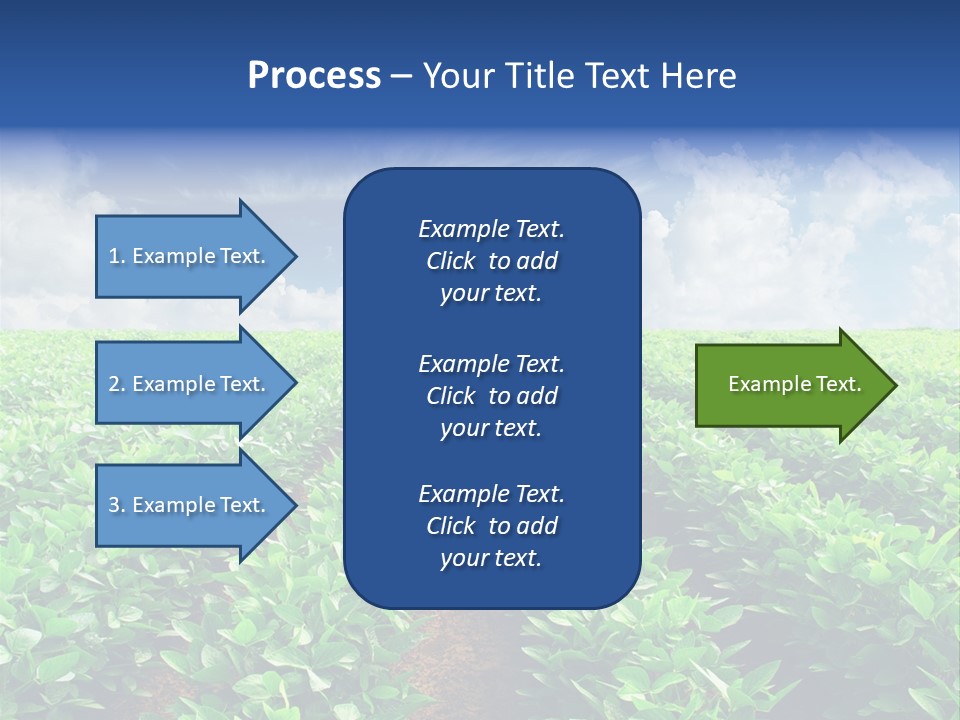 Sky Striped Farm PowerPoint Template