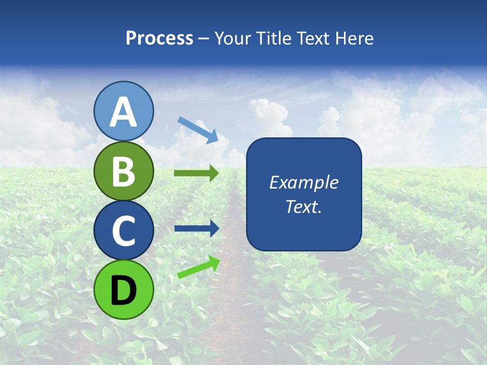 Sky Striped Farm PowerPoint Template