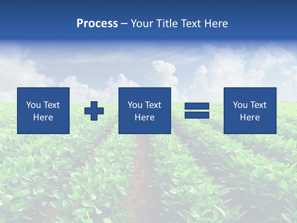 Sky Striped Farm PowerPoint Template