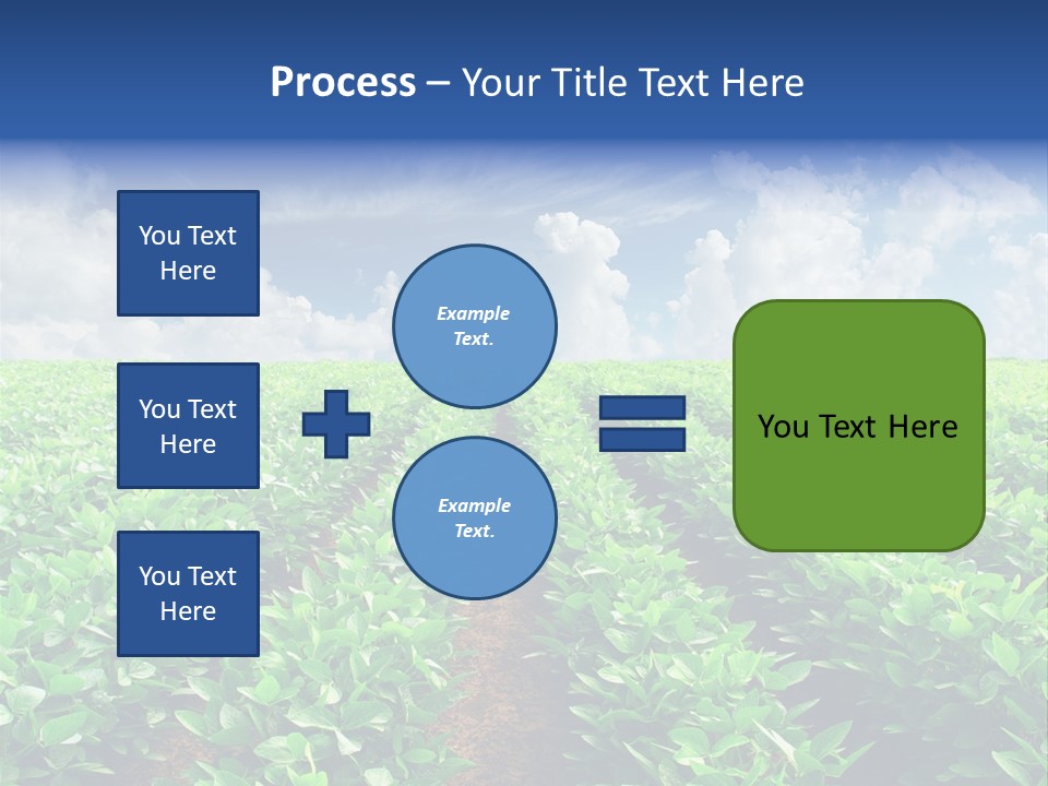 Sky Striped Farm PowerPoint Template