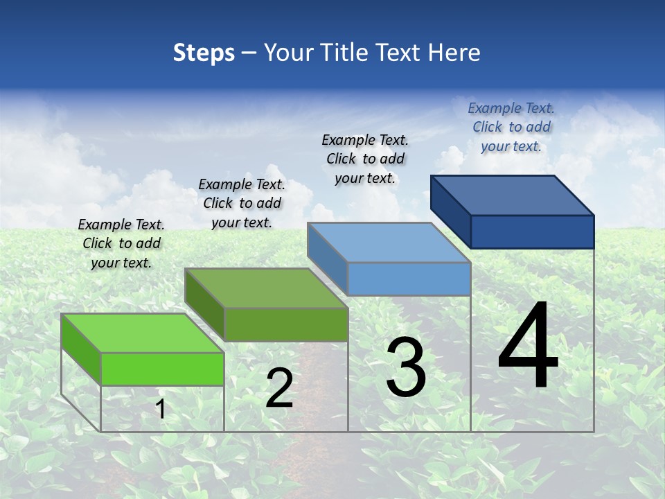 Sky Striped Farm PowerPoint Template