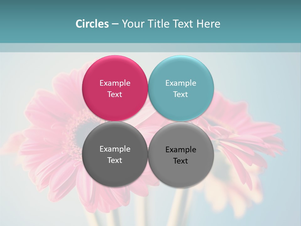 Vintage Ragged Rose PowerPoint Template