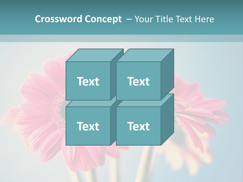 Vintage Ragged Rose PowerPoint Template