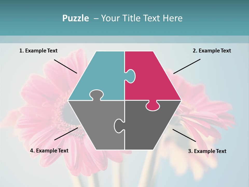 Vintage Ragged Rose PowerPoint Template