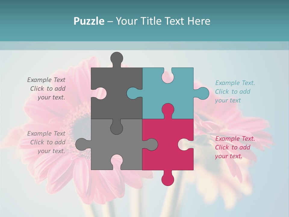 Vintage Ragged Rose PowerPoint Template