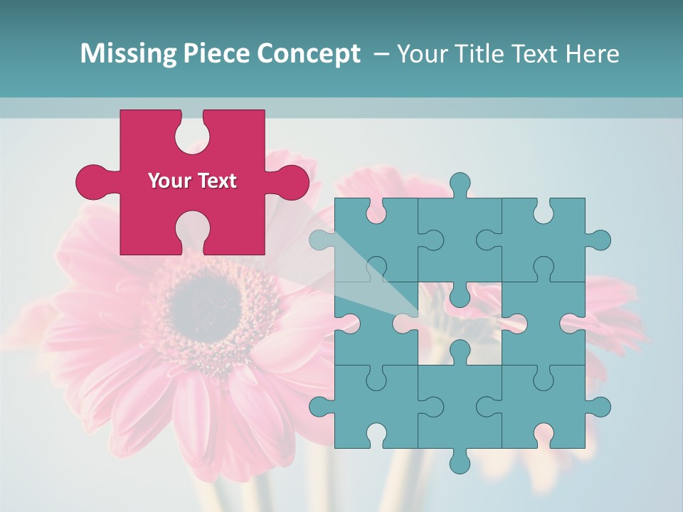 Vintage Ragged Rose PowerPoint Template