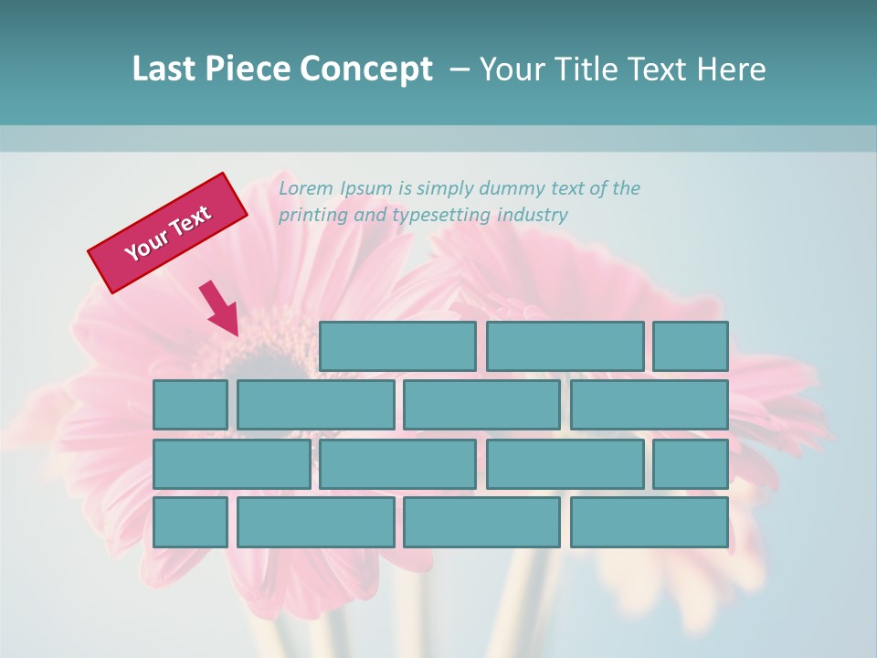 Vintage Ragged Rose PowerPoint Template