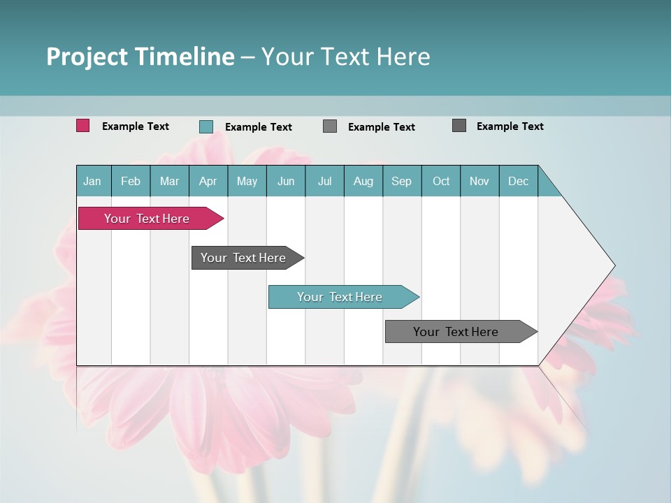 Vintage Ragged Rose PowerPoint Template