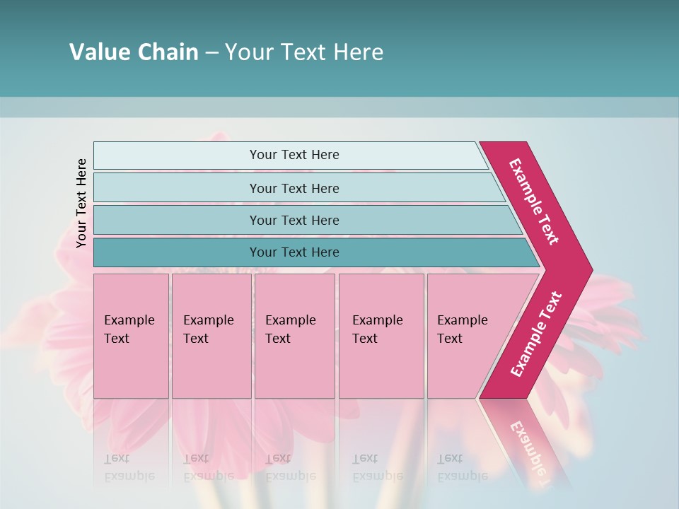 Vintage Ragged Rose PowerPoint Template