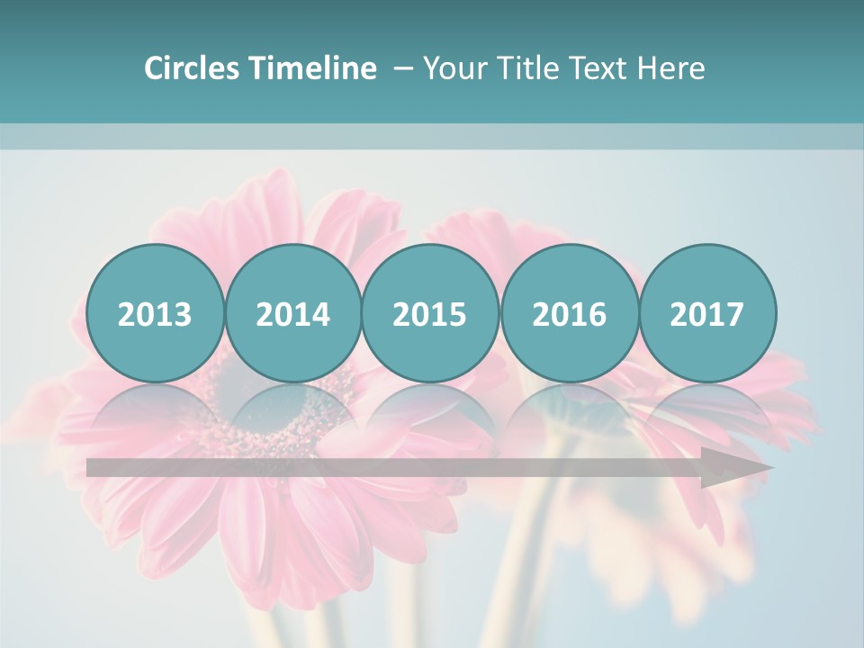 Vintage Ragged Rose PowerPoint Template