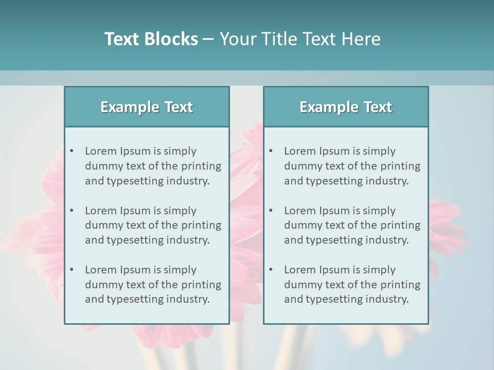 Vintage Ragged Rose PowerPoint Template