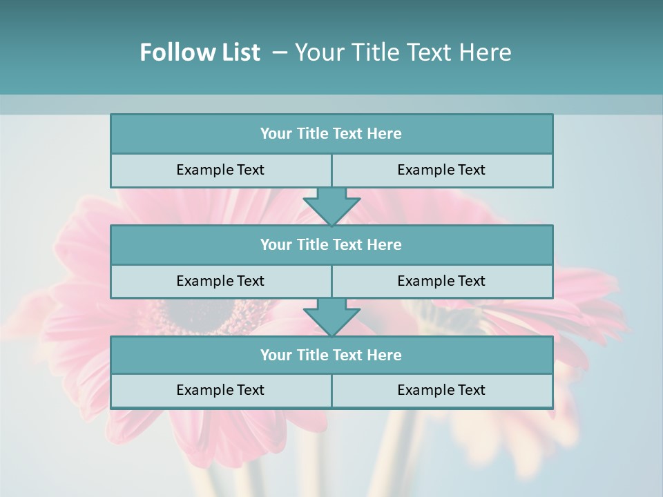 Vintage Ragged Rose PowerPoint Template