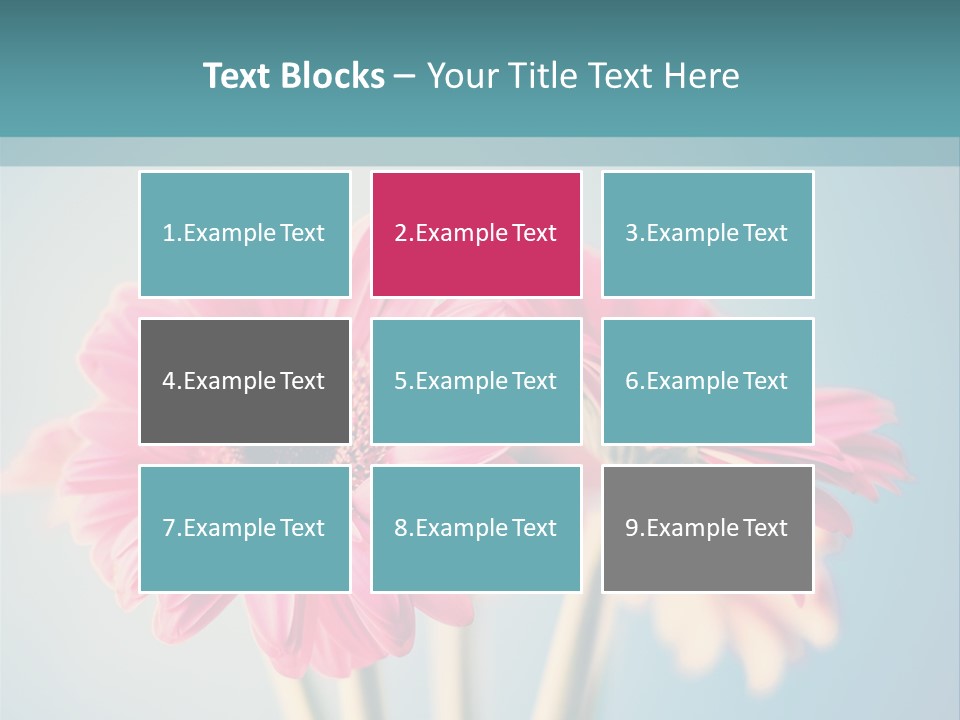 Vintage Ragged Rose PowerPoint Template