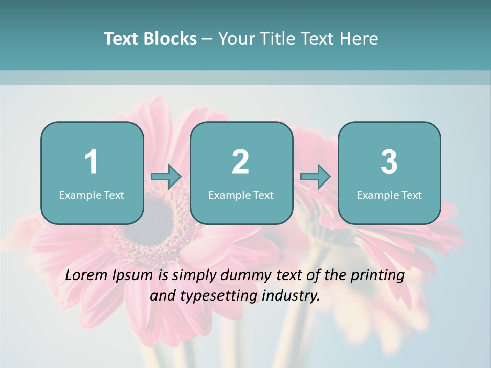 Vintage Ragged Rose PowerPoint Template