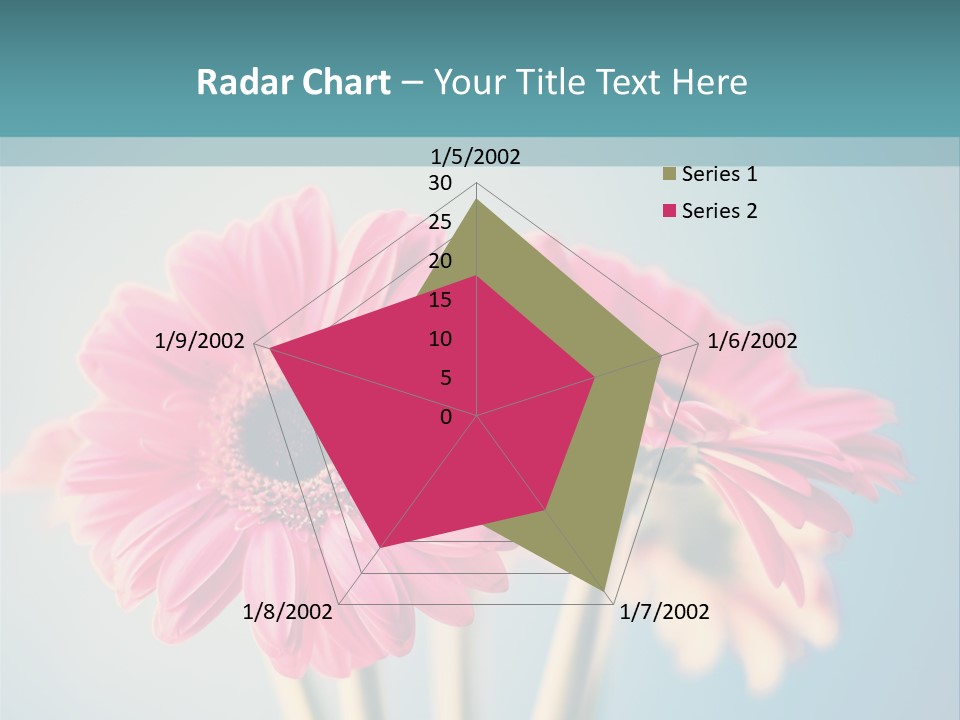 Vintage Ragged Rose PowerPoint Template