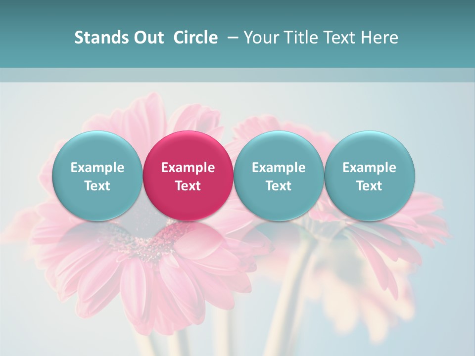 Vintage Ragged Rose PowerPoint Template