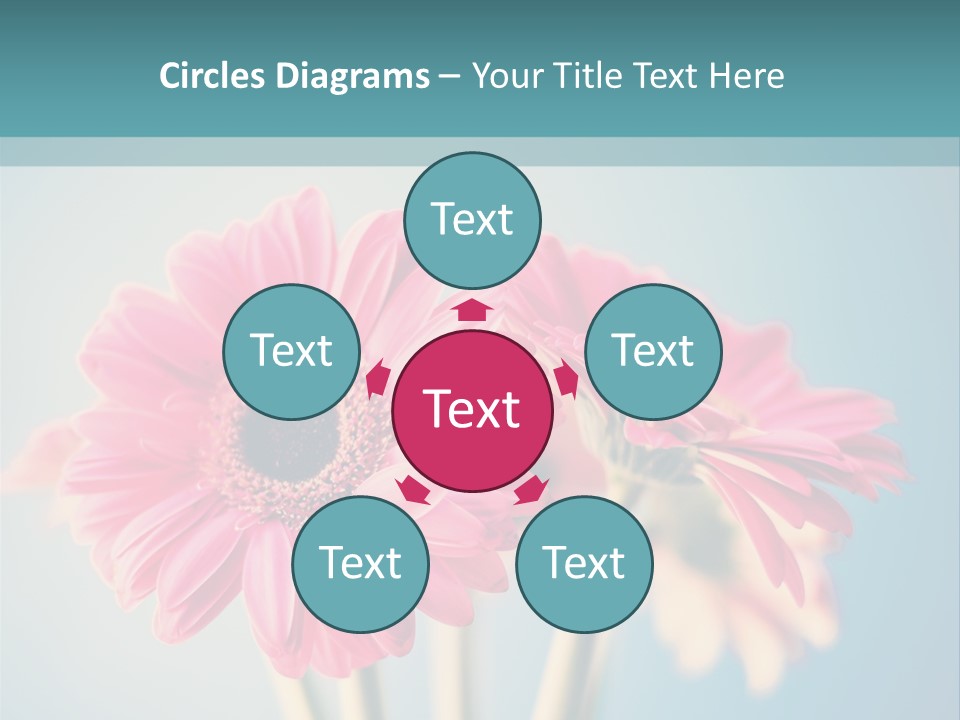 Vintage Ragged Rose PowerPoint Template