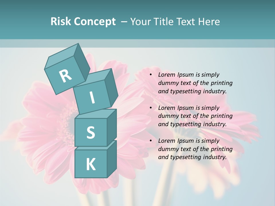 Vintage Ragged Rose PowerPoint Template