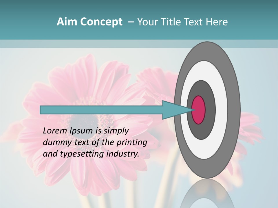 Vintage Ragged Rose PowerPoint Template