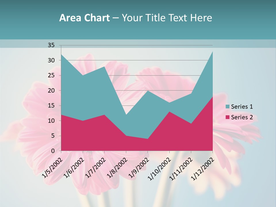 Vintage Ragged Rose PowerPoint Template